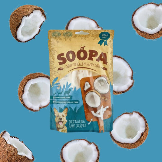 Chiens à mâcher naturels à la noix de coco 🥥